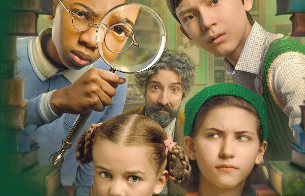 TEAMWORK An eccentric genius (Tony Hale, center) assembles a team of children to go on a dangerous mission to save the world, in The Mysterious Benedict Society. - PHOTO COURTESY OF 20TH TELEVISION AND FAMILYSTYLE FILM