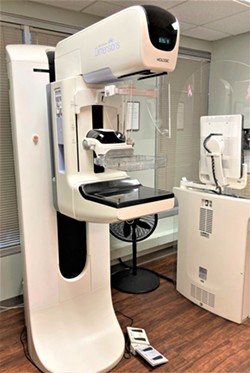 GET SCANNED This 3D Imaging Machine at Selma Carlson Diagnostic Center in San Luis Obispo is used to detect breast cancer. - PHOTO COURTESY OF TENET HEALTH CENTRAL COAST