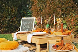 PASTRY PARTY SLO-based Pretty Little Picnics offers Proof and Gather baked goods as an add-on to its outdoor dining experiences, including an upcoming holiday-themed picnic. - PHOTO COURTESY OF PRETTY LITTLE PICNICS