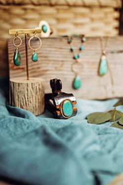 HANDMADE Locally crafted jewelry and more will be for sale at the popular SLOcally Made Market, located in downtown San Luis Obispo and open through Christmas Eve. - COURTESY PHOTO BY ANNIE HOCK PHOTOGRAPHY