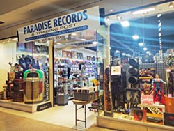 HEAVEN IS A PLACE ON EARTH Paradise Records and Trading Post recently opened a third location (pictured) in the Santa Maria Town Center. Its two sister shops are located in Orcutt and Santa Barbara. - PHOTOS BY CALEB WISEBLOOD