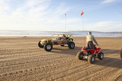 LIMITED SPACE Off-roaders can resume riding the Oceano Dunes until the Superior Court passes judgment on the lawsuit against the California Coastal Commission or until Arroyo Grande Creek receives 12 or more inches of water. - FILE PHOTO BY STEVE E. MILLER