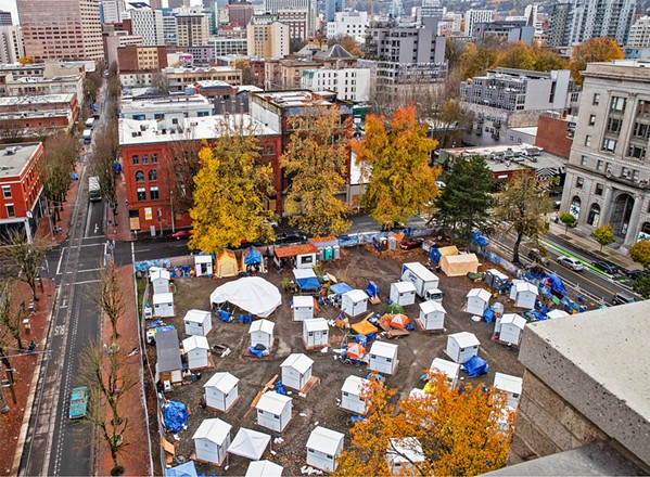 SHELTER SOLUTION Multnomah County in Oregon is one of dozens of jurisdictions across the United States that have utilized Pallet shelters to address homelessness. - PHOTO COURTESY OF MULTNOMAH COUNTY