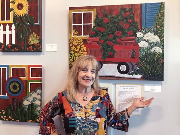 AIRPORT ARTIST Artist and children's art teacher Lynnae Lane is the featured artist of a new exhibit, titled The Miracle of Spring and SUNsational Summer, at the Santa Maria Airport. The show features a collection of Lane's acrylic paintings and watercolor prints. - PHOTO COURTESY OF LYNNAE LANE