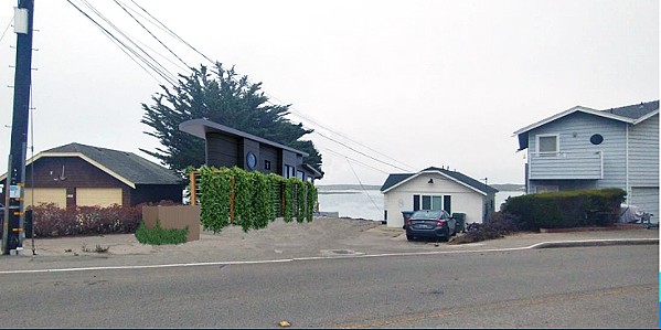 TINY HOMES, BIG PROBLEMS A rendering of Sandra Bean's 496-square-foot, two-story tiny home was included in diagrams at the Aug. 23rd Morro Bay City Council meeting. - PHOTO COURTESY OF MORRO BAY CITY COUNCIL