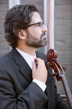 HOT STRINGS Celloist Amit Peled joins the SLO Symphony at the Performing Arts Center on Feb. 4. - PHOTO COURTESY OF CELLO ON FIRE