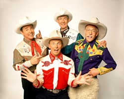 WESTERN SWINGERS Riders in the Sky bring their music and comedy to the Clark Center on Feb. 18. - PHOTO COURTESY OF NEW FRONTIER MANAGEMENT