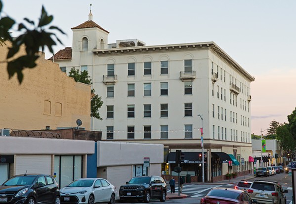 SAVING AFFORDABILITY The Anderson Hotel in downtown San Luis Obispo will remain as low-income housing after it was purchased by the Housing Authority this month. - PHOTO BY JAYSON MELLOM