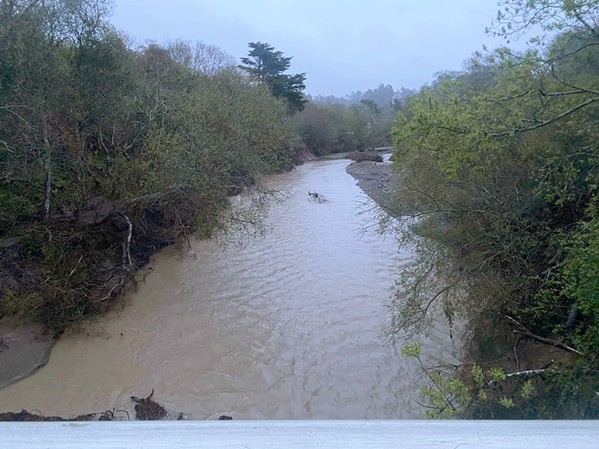 ROUND TWO Houses and businesses were affected by the flooding and storm that impacted Cambria on March 10. - PHOTO COURTESY OF CAMBRIA FIRE DEPARTMENT FACEBOOK PAGE