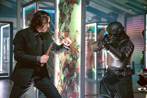 HE'S BACK AND DEADLIER THAN EVER Assassin John Wick (Keanu Reeves) may have found a way to free himself from The High Table, in John Wick: Chapter 4, screening in local theaters. - PHOTO COURTESY OF LIONSGATE