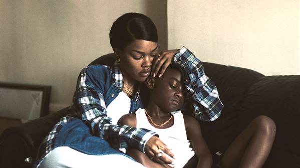 A MOTHER'S LOVE After losing her son, Terry (Aaron Kingsley Adetola), to the foster care system and bouncing around shelters, Inez (Teyana Taylor) kidnaps him to restart their life together, in A Thousand and One, screening at The Palm Theatre. - PHOTO COURTESY OF FOCUS FEATURES