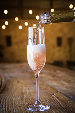 GLAM IT UP Add some pop to your life with the Best Sparkling Wine at Laetitia Vineyard &amp; Winery. The brut sparkling rose is just one of the wines that can bring bubbles to your palate. - PHOTO BY JAYSON MELLOM