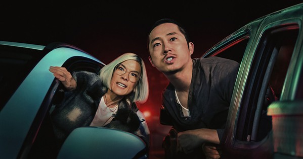 ROAD RAGE REQUIEM After being involved in a road rage incident, Amy Lau (Ali Wong, left) and Danny Cho (Steven Yeun), are consumed by revenge, in Beef, streaming on Netflix. - PHOTO COURTESY OF NETFLIX