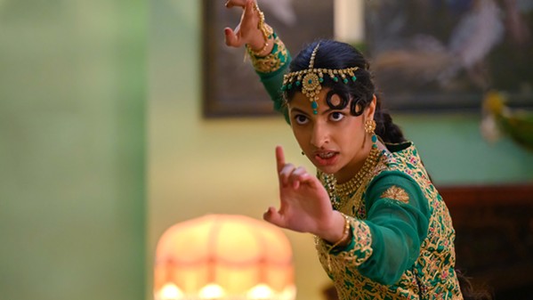 DON'T CROSS HER Priya Kansara stars as Ria Khan, a teenager who dreams of being a stuntwoman and who's determined to save her older sister from marrying into the wrong family, in Polite Society. - COURTESY PHOTO BY PARISA TAGHIZADEH/FOCUS FEATURES