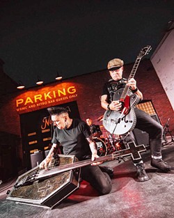 DARK MAGIC Get a dose of punk, psychobilly, rockabilly, and vintage surf music with Nekromantix at The Siren on Dec. 3. - PHOTO COURTESY OF THE SIREN