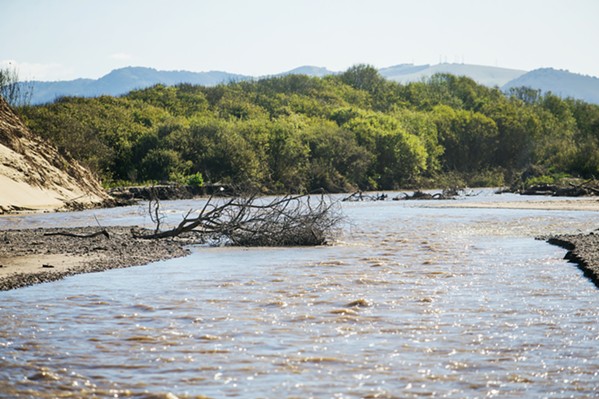 FLOOD DAMAGE During the 2022 winter storms, debris rushed through the Arroyo Grande Creek and caused significant damage. - FILE PHOTO BY JAYSON MELLOM