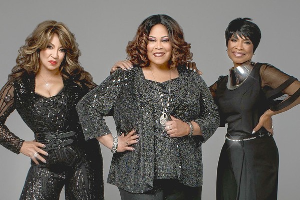 TERRIFIC TRIO Disco pioneers (left to right) Linda Clifford, Martha Wash, and Norma Jean Wright take the stage on Jan. 25 at the Clark Center for Performing Arts. - PHOTO COURTESY OF LEN EVANS