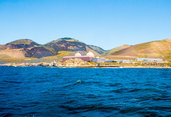 WORK PERMIT REQUIRED PG&amp;E is asking the California Coastal Commission for permission to excavate sediment from Diablo Canyon's cove that holds the power plant's intake system. - COVER FILE PHOTO