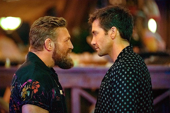 TOUGH GUYS Knox (Conor McGregor, left) and Dalton (Jake Gyllenhaal, right) square off in director Doug Liman's Road House, streaming on Amazon Prime. - PHOTO COURTESY OF AMAZON MGM STUDIOS