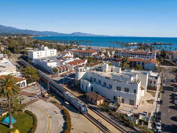SANTA BARBARA-BOUND The San Luis Obispo Railroad Museum's seasonal wine trips whisk guests via motorcoach to Santa Barbara for wine tasting and exploring before returning to SLO aboard Amtrak's Pacific Surfliner. - PHOTO COURTESY OF PACIFIC SURFLINER