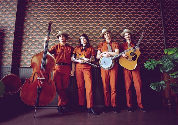NEW BLUEGRASS COOL Beyond their undeniable style, Fog Holler is the new wave of bluegrass, opening for Never Come Down on April 25, in The Siren. - PHOTO COURTESY OF FOG HOLLER