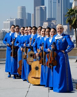 TRAILERBLAZERS The Clark Center presents all-female Mariachi Reyna de Los Angeles on May 3. - COURTESY PHOTO BY MICHAEL G. STEWART