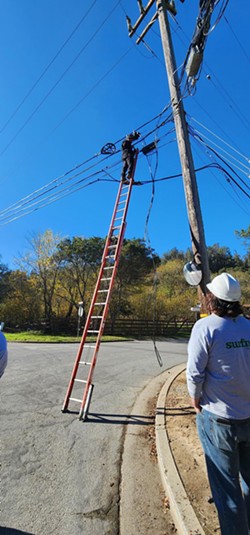 ALL LINED UP Through the $10 million California Public Utilities Commission grant, Surfnet Communications will provide fiber broadband services to the far reaches of northern SLO County like Shandon, and Ground Squirrel Hollow and Linne community services districts. - PHOTO COURTESY OF SURFNET COMMUNICATIONS