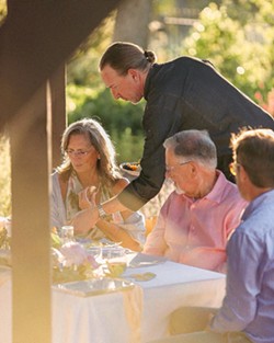 MANY HATS Through his company, Inspired Dining, private chef Don Carr organizes dinners that suit various occasions for clients in both San Luis Obispo and Santa Barbara counties. - COURTESY PHOTO BY ROBBIE BRUZUS