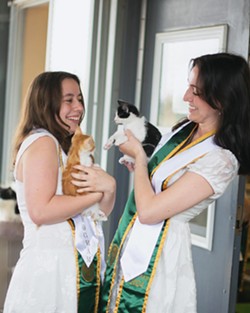 ALL PAWS TOGETHER The Caffeinated Cat Caf&eacute; aims to give back to the community by partnering with cat rescues like the Cal Poly Cat Program and the Feline Network of the Central Coast. - PHOTO FROM CAL POLY CAT PROGRAM'S FACEBOOK