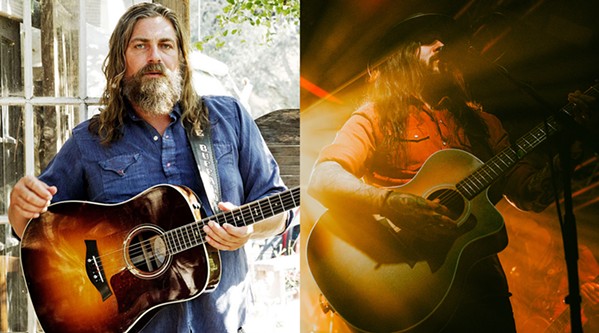 STRAIGHT SHOOTERS The White Buffalo (left) and Shawn James (right) share the bill on &#10;Aug. 21, in the Fremont Theater. - PHOTO (LEFT) COURTESY OF THE WHITE BUFFALO; (RIGHT) COURTESY OF GOOD VIBEZ