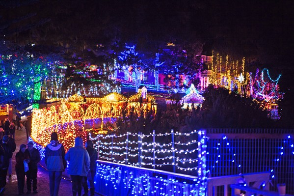 HOLLY JOLLY Millions of lights guide attendees through the Cambria Christmas Market, an event permitted for another 15 years. - PHOTO COURTESY OF CAMBRIA CHRISTMAS MARKET