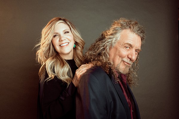 ALMOST SOLD OUT! Nederlander Concerts presents former Led Zeppelin frontman Robert Plant and bluegrass superstar Alison Krauss on Aug. 24, at Vina Robles Amphitheatre. - PHOTO COURTESY OF NEDERLANDER CONCERTS