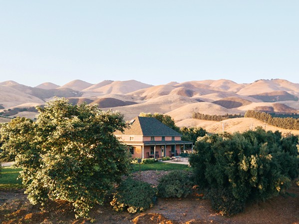 PICTURE PERFECT The Rincon Adobe, the crown architectural jewel of the Talley Vineyards property&mdash;and its original tasting room&mdash;was built in the 1860s, restored in 1988, and is depicted on the Arroyo Grande winery's labels. - PHOTO COURTESY OF TALLEY VINEYARDS