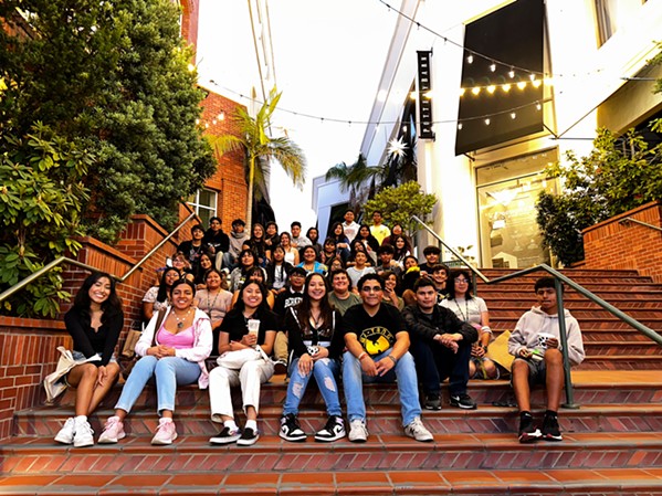 FIELD DAY High school students in Cal Poly's Upward Bound program get a preview of college life during the summer, including exploring downtown San Luis Obispo. - PHOTO COURTESY OF CAL POLY