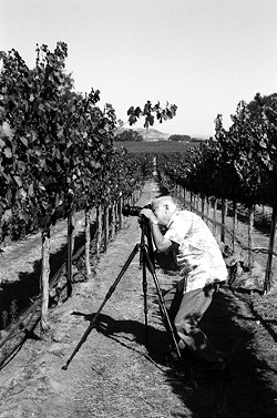 THE MASTER AT WORK:  Jim Vincolisi, pictured, leads tours of the Santa Margarita Ranch for photographers&mdash;both amateur and accomplished. - PHOTO BY ANNA WELTNER