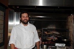 FLAMIN&rsquo;:  Chef Brian Collins brings a taste of Chez Panisse to South County in his new restaurant Ember where nearly everything is cooked over flaming oak. - PHOTO BY DAN HARDESTY