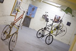 A SEUSSICAL BIKE :  The back room of the bike art gallery is filled with the unusual and unexpected. - PHOTO BY STEVE E. MILLER