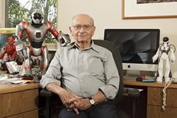 THE FATHER OF MODERN ROBOTICS :  After a career in robotics at USC, George Bekey lives in Arroyo Grande and is dedicating himself to robotics ethics. - IMAGE COURTESY OF PATRICK LIN