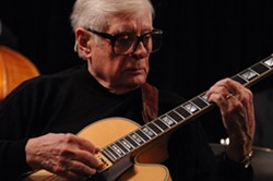 HOMECOMING:  On Nov. 16, The Famous Jazz Artist Series returns to Cambria at the Cambria Allied Arts Theatre with legendary jazz guitarist Mundell Lowe. - PHOTO COURTESY OF MUNDELL LOWE