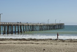 WORK TO BE DONE:  The county is set to approve more than $500,000 to take care of immediate work on the deteriorating Cayucos Pier&mdash;partially closed since July&mdash;that will keep it standing until the county can secure permits needed for a permanent fix. - FILE PHOTO BY STEVE E. MILLER
