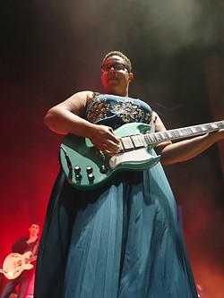 STAND TALL:  Lead singer Brittany Howard owned the stage with her presence, warmth, and generosity of spirit. - PHOTO BY GLEN STARKEY