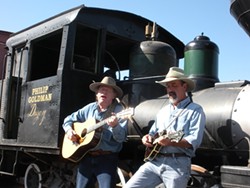 HOP ON BOARD! :  Don Lampson (left) and Peter Morin will perform for the Central Coast Railroad Festival at various venues between Oct. 7 and 9. - PHOTO COURTESY OF THE CENTRAL COAST RAILROAD FESTIVAL