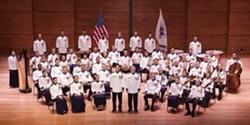 AMERICA, EFF YEAH!:   The U.S. Coast Guard Band performs a free concert of American music Saturday, July 16, in the PAC. - PHOTO COURTESY OF THE US COAST GUARD BAND