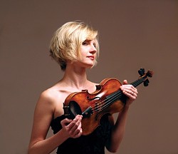 POLISH CONNECTION :  Over the past eight years, Polish-born, Boston-based volinist Joanna Kurkowicz has championed the music of long-neglected Polish composer and violinist Grazyna Bacewicz. - PHOTO COURTESY OF THE SLO SYMPHONY