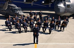STAND AND SALUTE! :  The Air National Guard Band of the West Coast will present a free concert of band favorites on July 2 at the Ramona Garden Park in Grover Beach. - PHOTO COURTESY OF THE AIR NATIONAL GUARD BAND OF THE WEST COAST