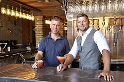 NEW AGE :  Co-owner Daryl Cope (left) and manager Dustin Winkelpleck created the Mason Bar to be a place where adults can go, the type of bar that locals don&rsquo;t have to drive to SLO or Santa Barbara to find. - PHOTO BY CAMILLIA LANHAM