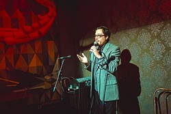 ROCK THE MIC:  Kreuzberg Lounge&rsquo;s weekly open mic night turned two years old late last month and continues to unfold each Wednesday from 9 to 11 p.m. hosted by Mitchell Shira (pictured). - PHOTO BY KAORI FUNAHASHI