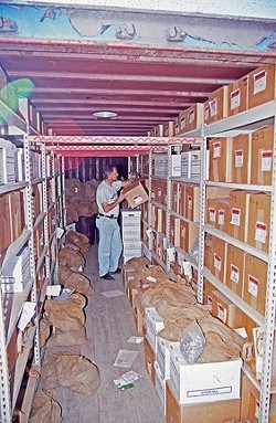 HISTORY CONTAINED:  In the early years, Chinatown artifacts were kept in a storage container, but later shifted to an adobe in SLO. - PHOTO COURTESY OF LAKE COUNTY ARCHAEOLOGY