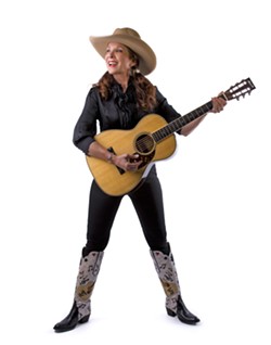 COWGAL! :  Western sensation Juni Fisher plays Bon Temps Creole Caf&eacute; on May 20 and The SLO Down Pub on May 23. - PHOTO COURTESY OF JUNI FISHER