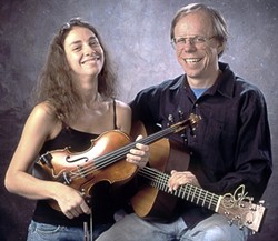 TWO ON THE TOWN :  On Jan. 15, St. Benedict&rsquo;s Church hosts acoustic duo Notorious&mdash;New England musicians Eden MacAdam-Somer and Larry Unger&mdash;during a Red Barn Music Series concert. - PHOTO COURTESY OF NOTORIUOS